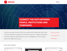 Tablet Screenshot of granoproject.org
